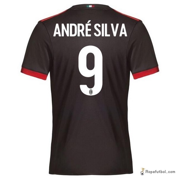 Camiseta AC Milan Replica Tercera Ropa Andre Silva 2017/18